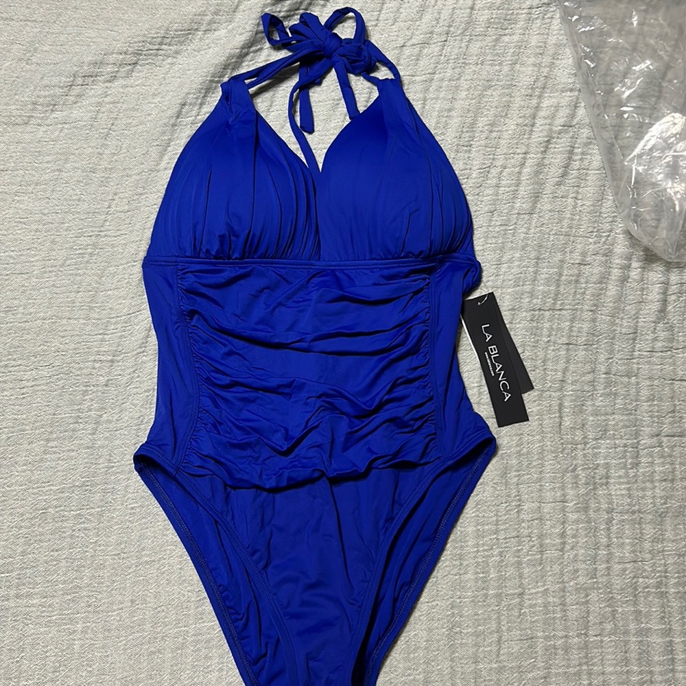 La Blanca Halter One Piece size 12